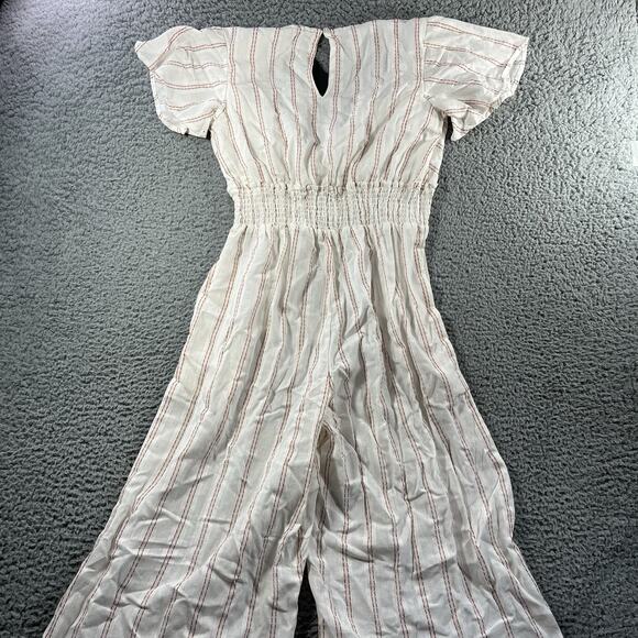 MEADOW RHODES JUMP SUIT WOMENS SMALL WHITE ROMPER ONE PIECE NWT NEW STRIPE *READ - Picture 11 of 14